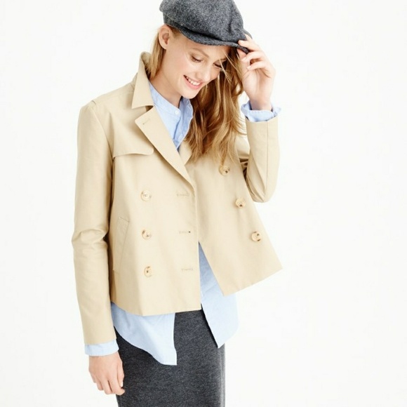 J. Crew Jackets & Blazers - 🌻🌺🌻NWOT J Crew petite japanese poplin trench!!